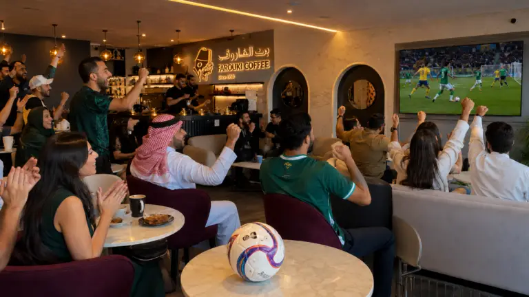 كاس العالم في كافيه الفاروقي