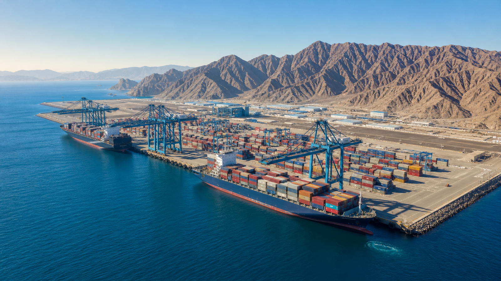 ميناء حاويات حديث على ساحل الفجيرة ضمن خطط تطوير الموانئ