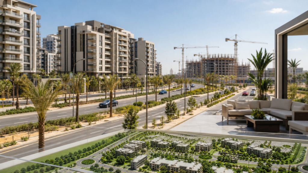 مجمعات سكنية حديثة في مدينة مصرية جديدة ضمن سوق العقارات