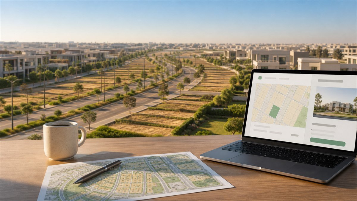 مخطط أراض سكنية ومنصة إلكترونية لحجز أراضي مسكن في المدن المصرية الجديدة