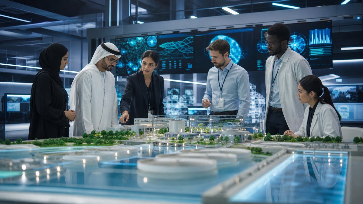 باحثون في أبوظبي يراجعون نموذجًا ذكيًا لمنظومات الطاقة والمياه