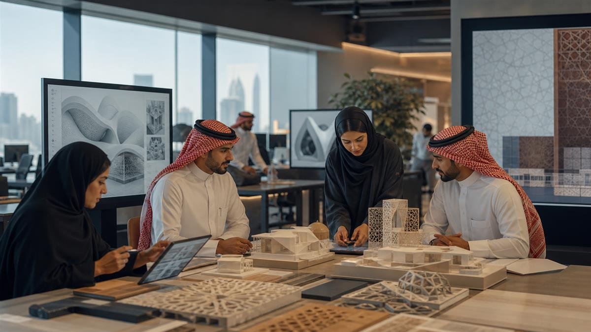 معماريون سعوديون يتعلمون حول نماذج وتصاميم رقمية حديثة