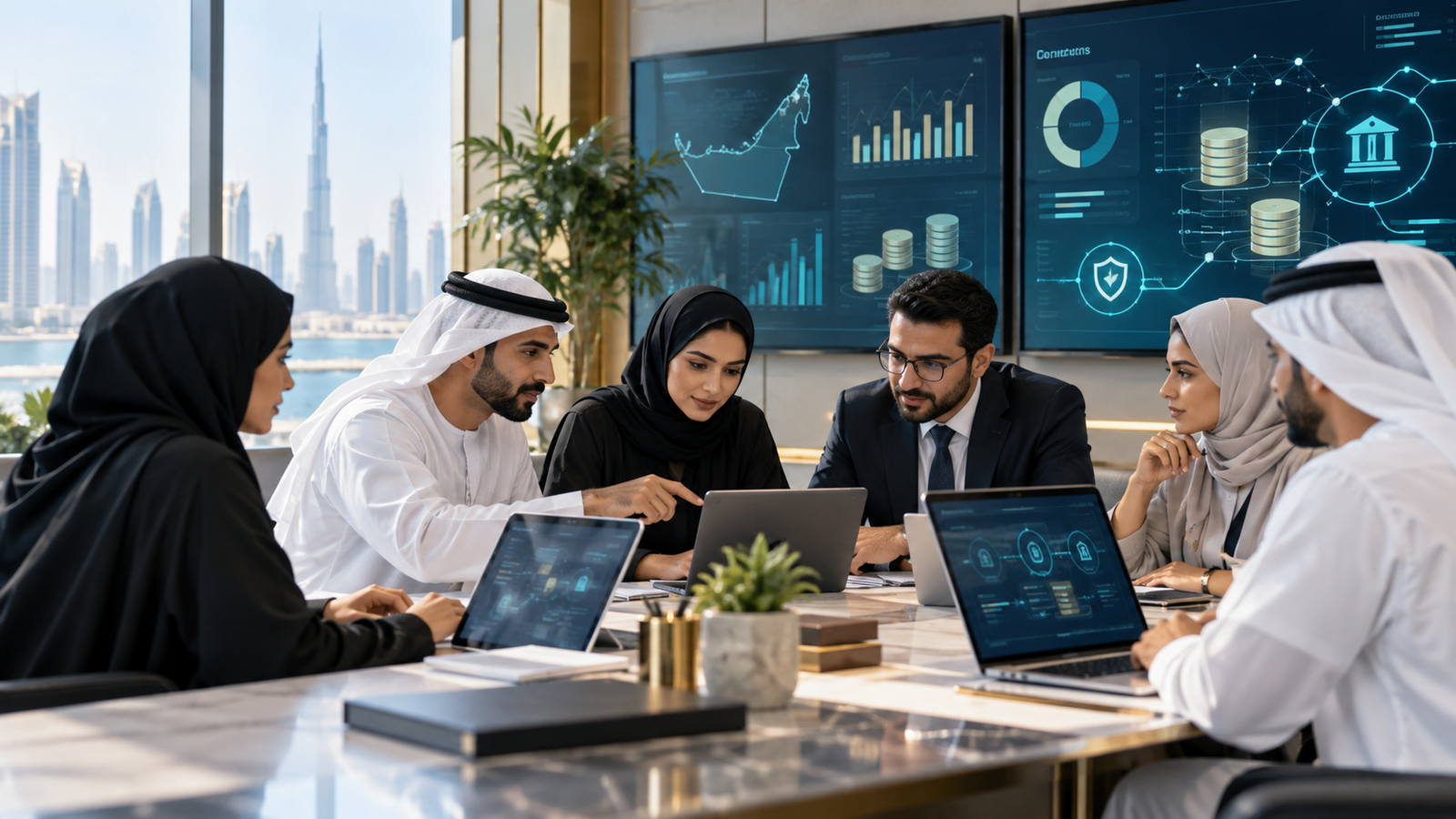 فريق مالي إماراتي يختبر خدمات رقمية مدعومة بالذكاء الاصطناعي في دبي